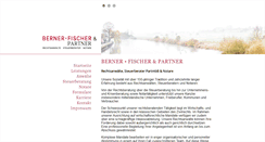 Desktop Screenshot of bernerfischer-partner.de